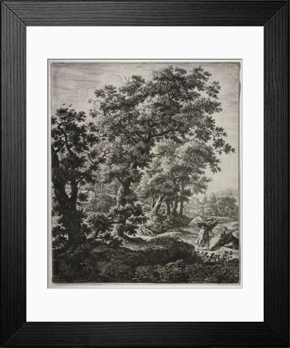 Framed Print : Agar Comforted by the Angel. Creator: Anthonie Waterloo (Dutch, 1609 / 10-1690) Framed Print : Agar Comforted by the Angel. Creator: Anthonie Waterloo (Dutch, 1609 / 10-1690)