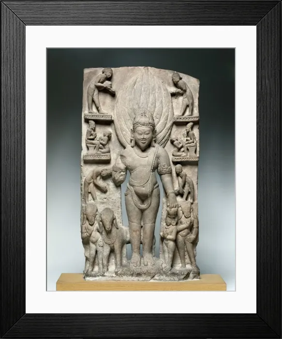 Framed Print : Agni, God of Fire, c. 1000. Creator: Unknown Framed Print : Agni, God of Fire, c. 1000. Creator: Unknown