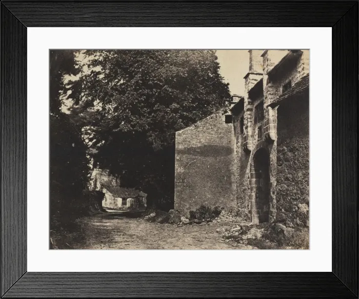 Framed Print : Gateway to Borwick Hall, Lancashire, 1855. Creator: Rev. John Richardson Major (British Framed Print : Gateway to Borwick Hall, Lancashire, 1855. Creator: Rev. John Richardson Major (British