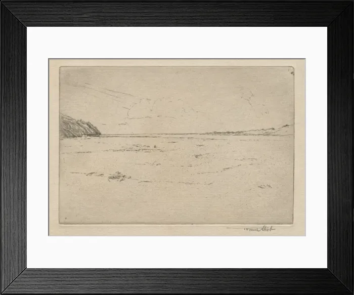 Framed Print : Gathering the Flock on Maxwellbank, No. 2, 1892. Creator: Frank Short (British, 1857-1945) Framed Print : Gathering the Flock on Maxwellbank, No. 2, 1892. Creator: Frank Short (British, 1857-1945)