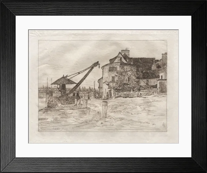 Framed Print : Gaube, 1879. Creator: Otto H. Bacher (American, 1856-1909) Framed Print : Gaube, 1879. Creator: Otto H. Bacher (American, 1856-1909)