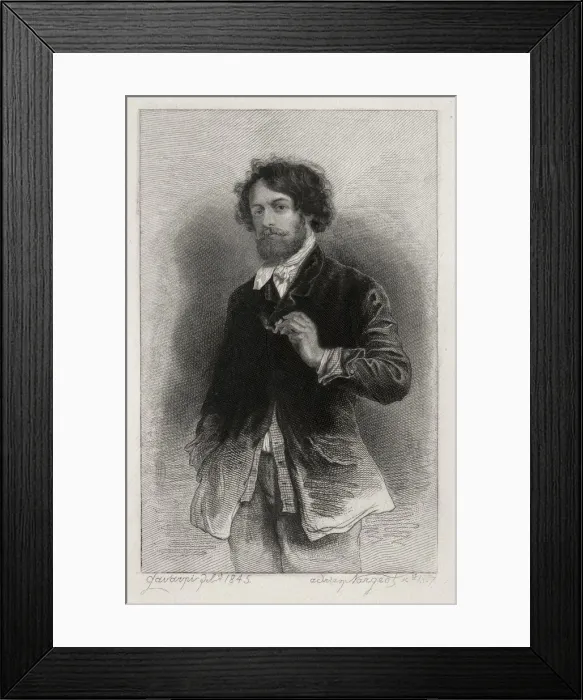 Framed Print : Gavarni, 1867. Creator: Adrien Nargeot (French, 1837-) Framed Print : Gavarni, 1867. Creator: Adrien Nargeot (French, 1837-)