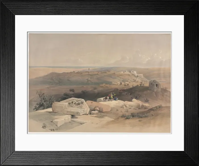 Framed Print : Gaza, 1839. Creator: David Roberts (British, 1796-1864) Framed Print : Gaza, 1839. Creator: David Roberts (British, 1796-1864)