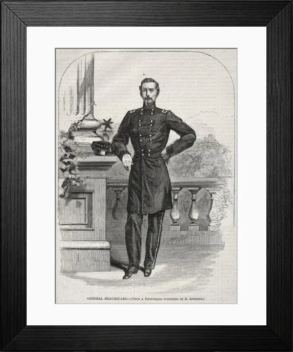 Framed Print : General Beauregard, 1861. Creator: Winslow Homer (American, 1836-1910) Framed Print : General Beauregard, 1861. Creator: Winslow Homer (American, 1836-1910)