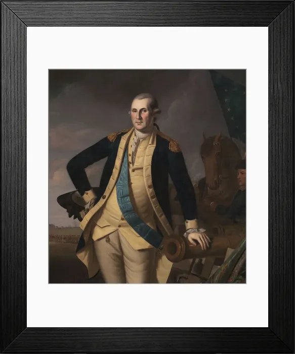 Framed Print : George Washington at the Battle of Princeton, c. 1779. Creator: Charles Willson Peale (American Framed Print : George Washington at the Battle of Princeton, c. 1779. Creator: Charles Willson Peale (American