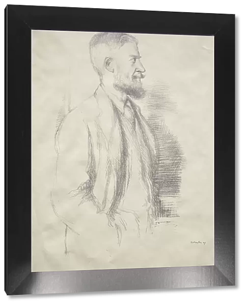 George Bernard Shaw, 1897. Creator: William Rothenstein (British, 1872-1945)