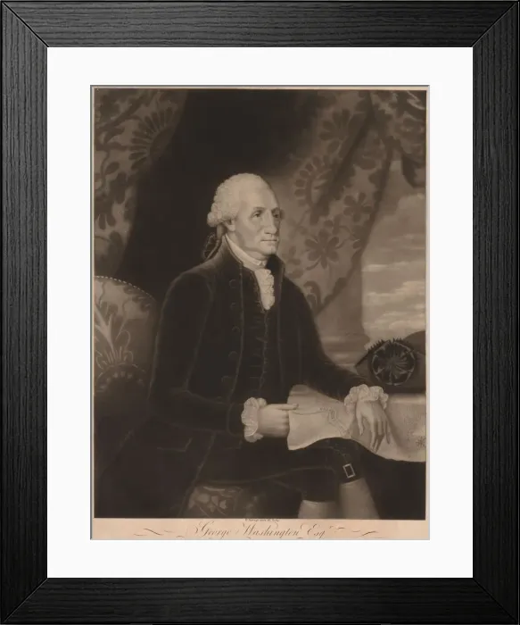 Framed Print : George Washington, 1793. Creator: Edward Savage (American, 1761-1817) Framed Print : George Washington, 1793. Creator: Edward Savage (American, 1761-1817)