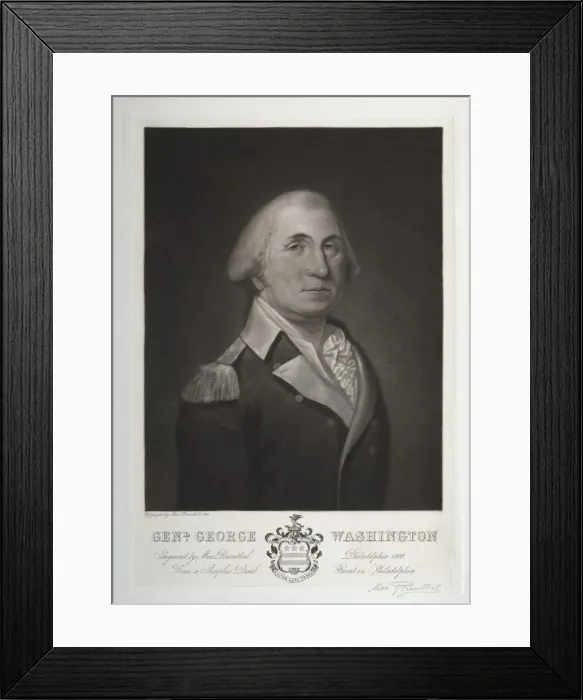 Framed Print : George Washington, 1900. Creator: Max Rosenthal (American, 1833-1918)