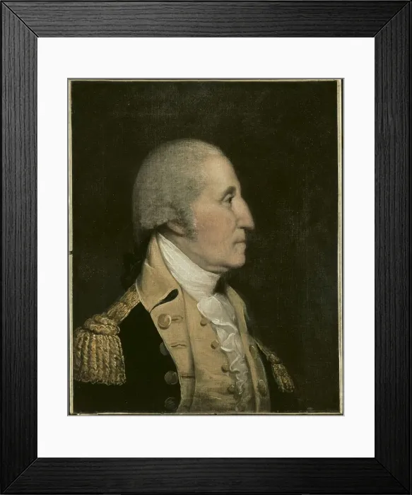 Framed Print : George Washington, c. 1790s. Creator: Unknown Framed Print : George Washington, c. 1790s. Creator: Unknown