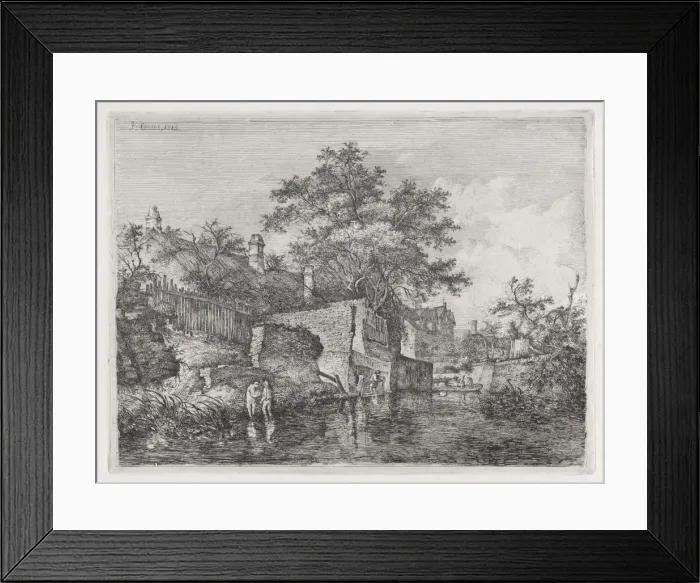 Framed Print : Front of the New Mills, 1813. Creator: John Crome (British, 1768-1821) Framed Print : Front of the New Mills, 1813. Creator: John Crome (British, 1768-1821)