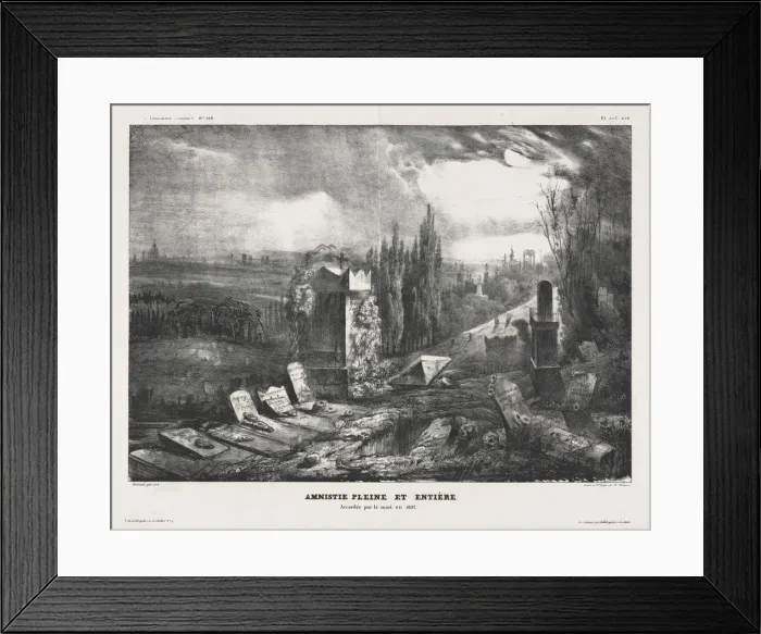 Framed Print : Full and Complete Amnesty. Creator: Paul Hüet (French, 1803-1869) Framed Print : Full and Complete Amnesty. Creator: Paul Hüet (French, 1803-1869)