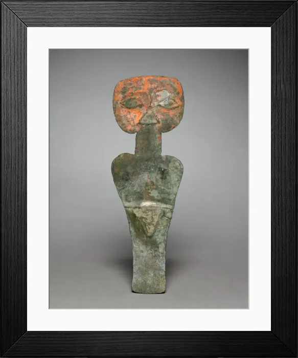 Framed Print : Funerary Female Figure, 1200-1500. Creator: Unknown Framed Print : Funerary Female Figure, 1200-1500. Creator: Unknown