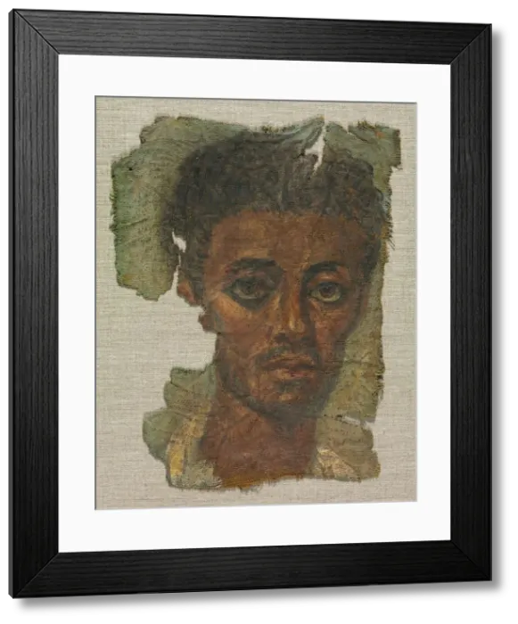 Framed Print : Funerary Portrait of a Man, c. 138-192. Creator: Unknown Framed Print : Funerary Portrait of a Man, c. 138-192. Creator: Unknown