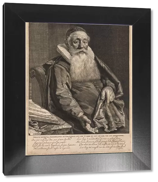 Gellius de Bouma, Minister of the Gospel at Zutphen. Creator: Cornelis de Visscher (Dutch