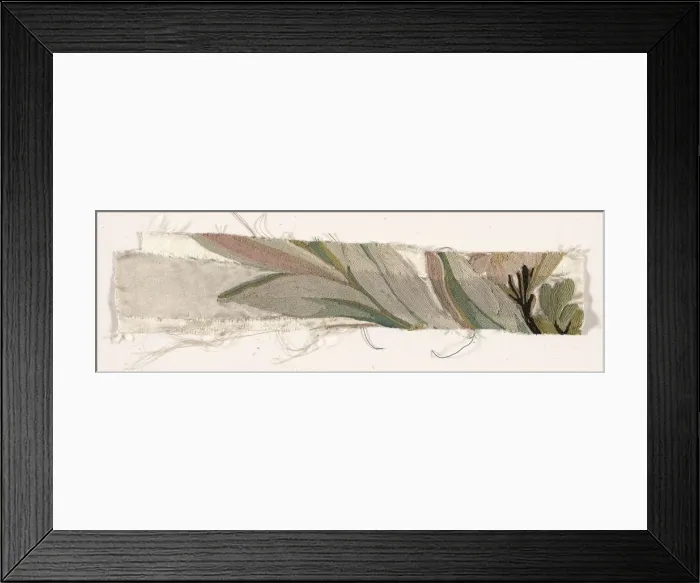 Framed Print : Coverlet Fragment, c. 1760-1770. Creator: Philippe de Lasalle (French, 1723-1805) Framed Print : Coverlet Fragment, c. 1760-1770. Creator: Philippe de Lasalle (French, 1723-1805)