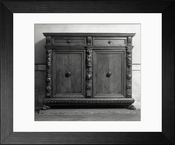 Framed Print : Credenza, 1550-1599. Creator: Unknown Framed Print : Credenza, 1550-1599. Creator: Unknown