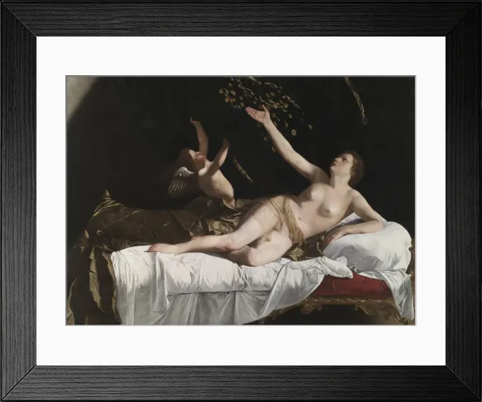 Framed Print : Danae, c. 1623. Creator: Orazio Gentileschi (Italian, 1563-1639) Framed Print : Danae, c. 1623. Creator: Orazio Gentileschi (Italian, 1563-1639)