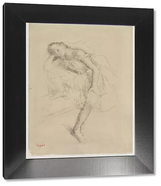 Dancer at Rest, c. 1895. Creator: Edgar Degas (French, 1834-1917)
