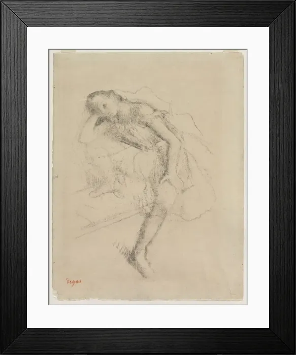 Framed Print : Dancer at Rest, c. 1895. Creator: Edgar Degas (French, 1834-1917) Framed Print : Dancer at Rest, c. 1895. Creator: Edgar Degas (French, 1834-1917)