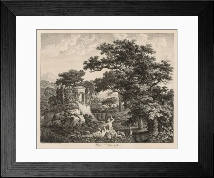 Framed Print : Das Bachanal. Creator: Carl Wilhelm I Kolbe (German, 1757-1835) Framed Print : Das Bachanal. Creator: Carl Wilhelm I Kolbe (German, 1757-1835)