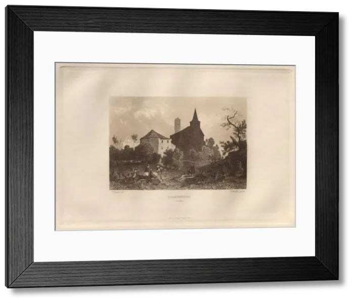 Framed Print : Das Malerische und Romantische Rheinland: Kronenburg (Eiffel), 1928. Creator: Henry Winkles Framed Print : Das Malerische und Romantische Rheinland: Kronenburg (Eiffel), 1928. Creator: Henry Winkles