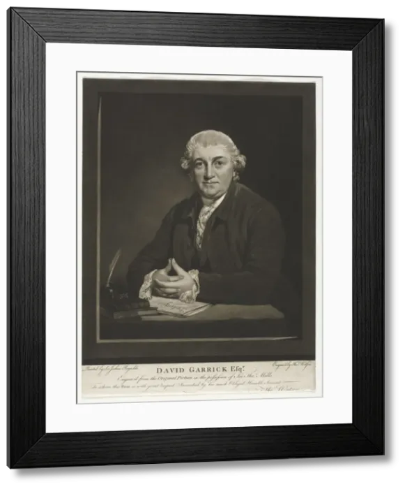 Framed Print : David Garrick, 1779. Creator: Thomas Watson (British, 1743 (?)-1781) Framed Print : David Garrick, 1779. Creator: Thomas Watson (British, 1743 (?)-1781)