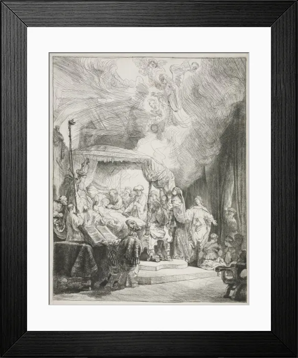 Framed Print : Death of the Virgin, 1639. Creator: Rembrandt van Rijn (Dutch, 1606-1669) Framed Print : Death of the Virgin, 1639. Creator: Rembrandt van Rijn (Dutch, 1606-1669)