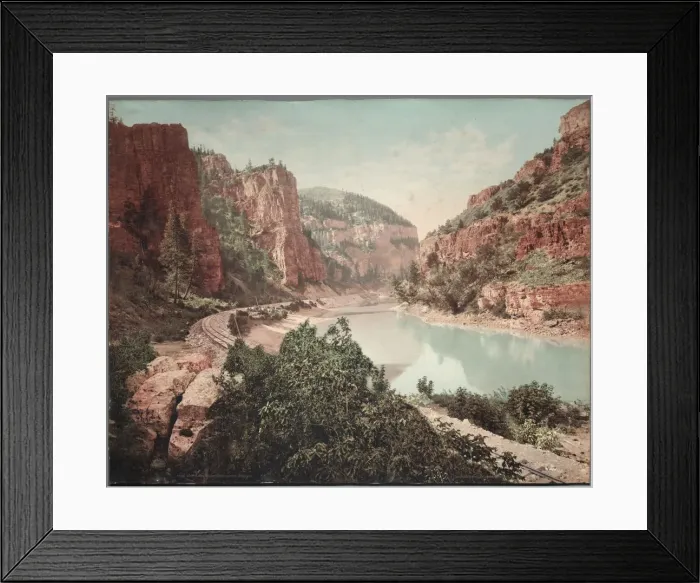 Framed Print : Echo Cliffs, Grand River Canyon, 1890s. Creator: William Henry Jackson (American, 1843-1942) Framed Print : Echo Cliffs, Grand River Canyon, 1890s. Creator: William Henry Jackson (American, 1843-1942)
