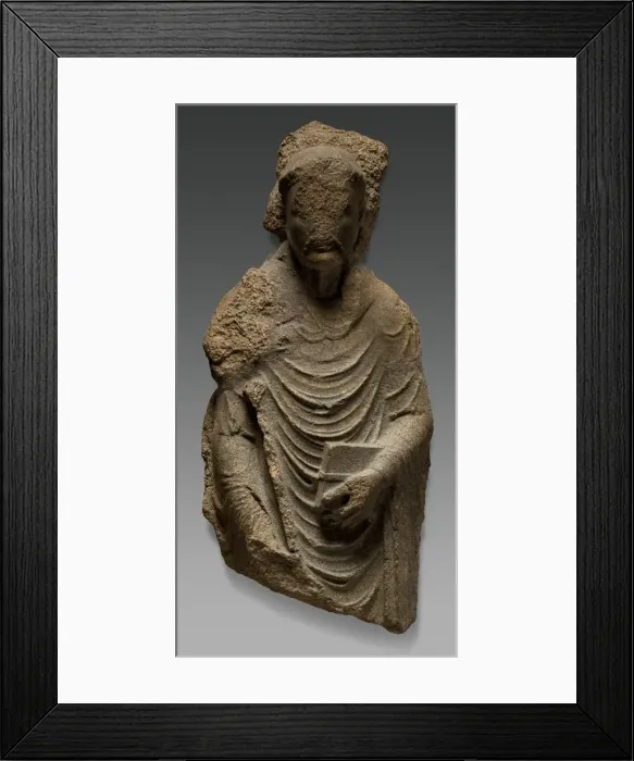 Framed Print : Effigy of an Abbot, c. 1225. Creator: Unknown Framed Print : Effigy of an Abbot, c. 1225. Creator: Unknown