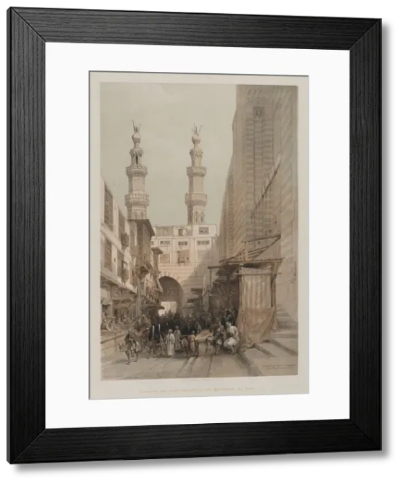 Framed Print : Egypt and Nubia, Volume III: Minarets, and Grand Entrance of the Metwaleys, at Cairo, 1848 Framed Print : Egypt and Nubia, Volume III: Minarets, and Grand Entrance of the Metwaleys, at Cairo, 1848