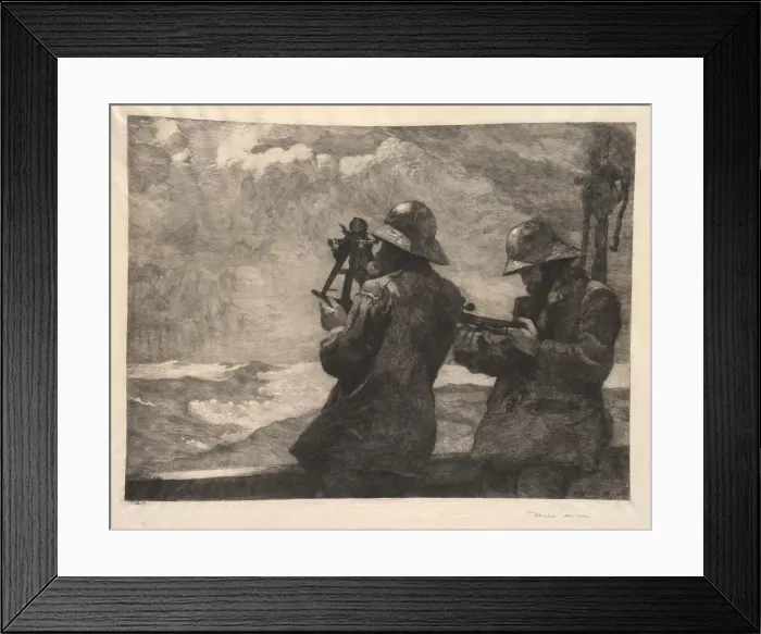 Framed Print : Eight Bells, 1881. Creator: Winslow Homer (American, 1836-1910) Framed Print : Eight Bells, 1881. Creator: Winslow Homer (American, 1836-1910)
