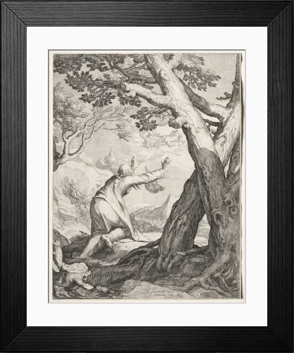 Framed Print : Elisha and Elijahs Chariot of Fire, 1604 Framed Print : Elisha and Elijahs Chariot of Fire, 1604