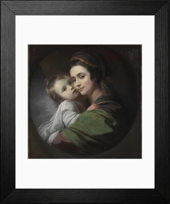 Framed Print : Elizabeth Shewell West and Her Son, Raphael, c. 1770. Creator: Benjamin West (American, 1738-1820) Framed Print : Elizabeth Shewell West and Her Son, Raphael, c. 1770. Creator: Benjamin West (American, 1738-1820)