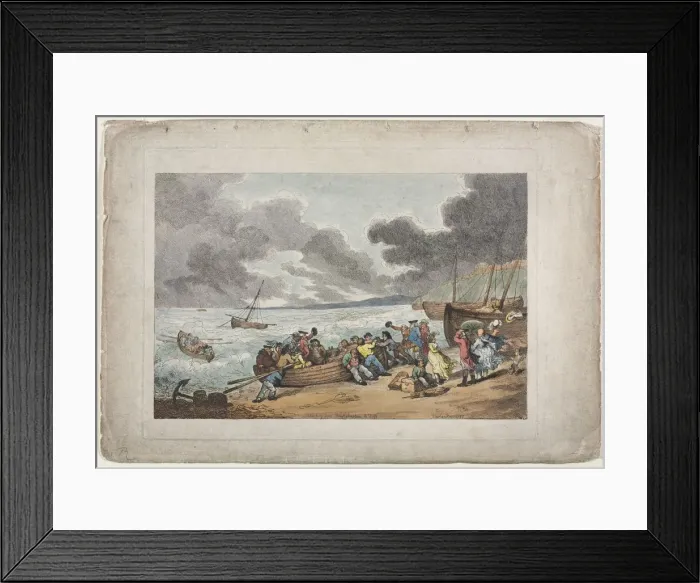 Framed Print : Embarking from Brighthelmstone to Dieppe, 1787. Creator: Thomas Rowlandson (British, 1756-1827) Framed Print : Embarking from Brighthelmstone to Dieppe, 1787. Creator: Thomas Rowlandson (British, 1756-1827)