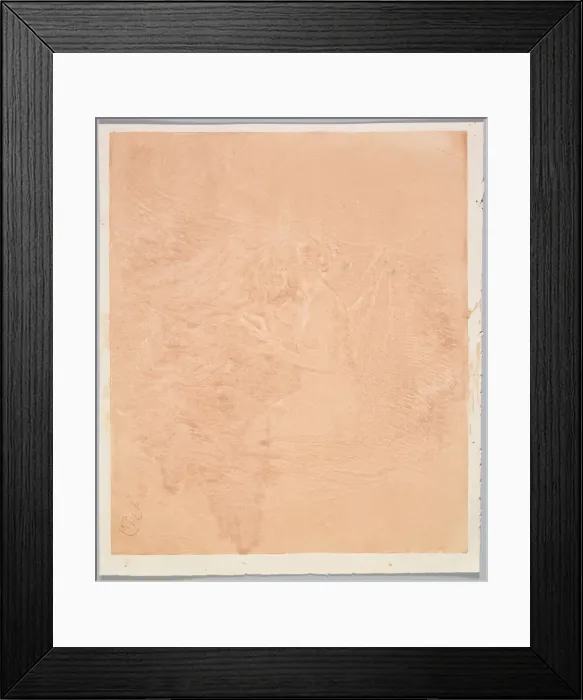 Framed Print : Embers Glow, 1890-1897. Creator: Theodore Roussel (French, 1847-1926) Framed Print : Embers Glow, 1890-1897. Creator: Theodore Roussel (French, 1847-1926)