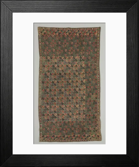 Framed Print : Embroidery, 19th century. Creator: Unknown Framed Print : Embroidery, 19th century. Creator: Unknown
