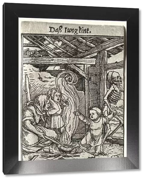 Dance of Death: The Child, c. 1526. Creator: Hans Holbein (German, 1497  /  98-1543)