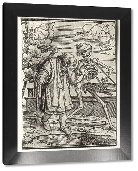 Dance of Death: The Old Man. Creator: Hans Holbein (German, 1497  /  98-1543)