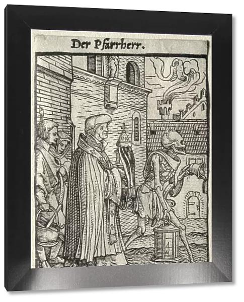 Dance of Death: The Pastor. Creator: Hans Holbein (German, 1497  /  98-1543)