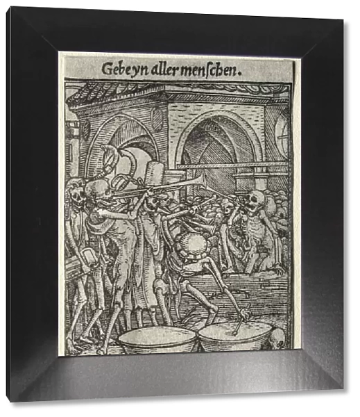 Dance of Death: The Trumpeters of Death. Creator: Hans Holbein (German, 1497  /  98-1543)