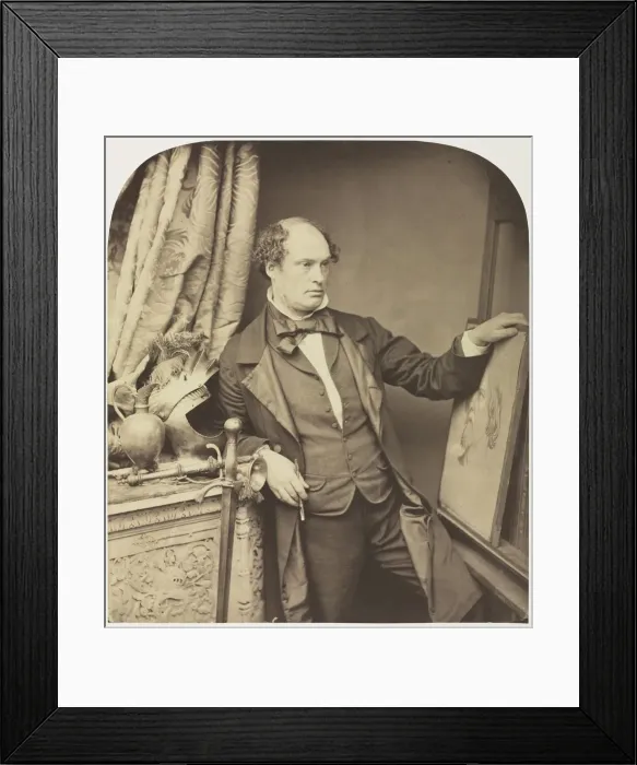 Framed Print : Daniel Maclise (1806-1870), 1857. Creator: William Lake Price (British, 1810-1896) Framed Print : Daniel Maclise (1806-1870), 1857. Creator: William Lake Price (British, 1810-1896)
