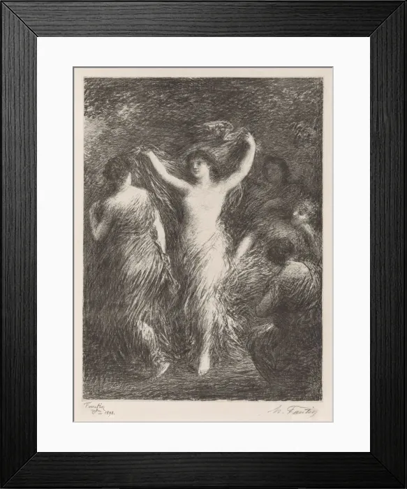 Framed Print : Danses, 1898. Creator: Henri Fantin-Latour (French, 1836-1904) Framed Print : Danses, 1898. Creator: Henri Fantin-Latour (French, 1836-1904)