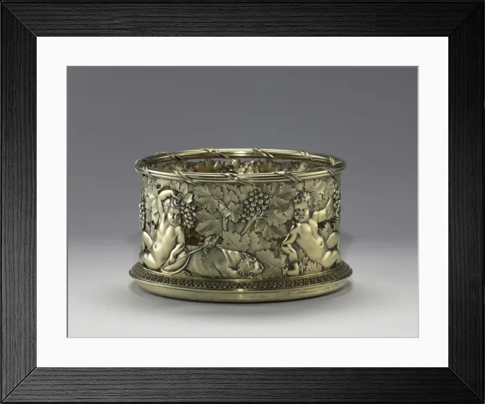 Framed Print : Decanter Stand, 1814. Creator: Paul Storr (British, 1771-1844) Framed Print : Decanter Stand, 1814. Creator: Paul Storr (British, 1771-1844)