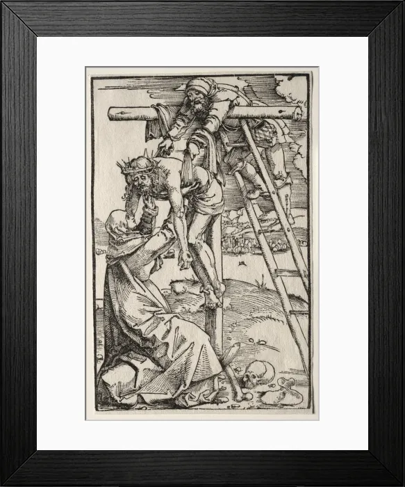 Framed Print : Descent from the Cross, 1505. Creator: Hans Baldung (German, 1484 / 85-1545) Framed Print : Descent from the Cross, 1505. Creator: Hans Baldung (German, 1484 / 85-1545)