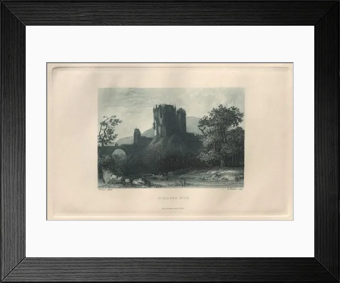 Framed Print : Das Malerische und Romantische Rheinland: Schloss Elz, 1928. Creator: Henry Winkles (British Framed Print : Das Malerische und Romantische Rheinland: Schloss Elz, 1928. Creator: Henry Winkles (British