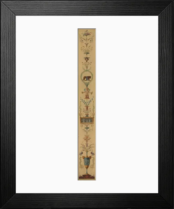 Framed Print : Decorative Panel, 1790s. Creator: Pierre Rousseau (French, 1751-1829) Framed Print : Decorative Panel, 1790s. Creator: Pierre Rousseau (French, 1751-1829)