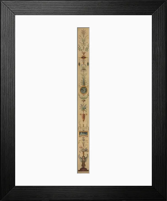 Framed Print : Decorative Panel, 1790s. Creator: Pierre Rousseau (French, 1751-1829) Framed Print : Decorative Panel, 1790s. Creator: Pierre Rousseau (French, 1751-1829)