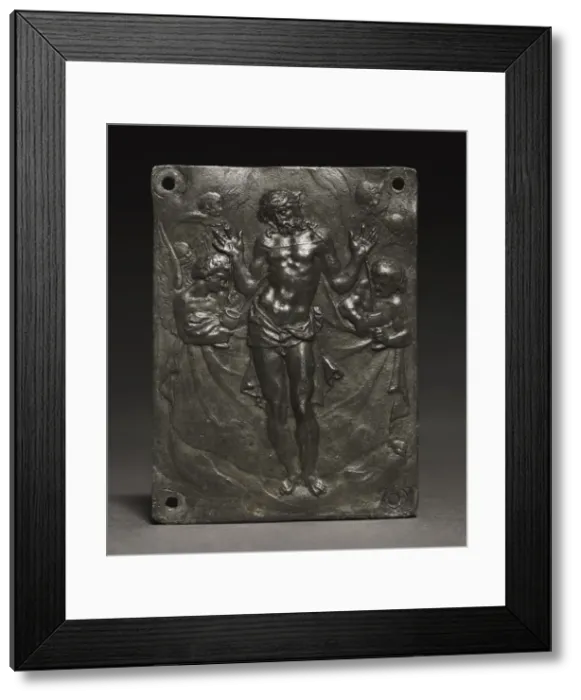 Framed Print : Ecce Homo (Behold the Man), c. 1600. Creator: Antonio Abondio (Italian, 1538-1591) Framed Print : Ecce Homo (Behold the Man), c. 1600. Creator: Antonio Abondio (Italian, 1538-1591)