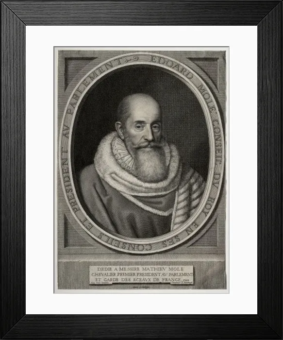 Framed Print : Edouard Mole. Creator: Robert Nanteuil (French, 1623-1678) Framed Print : Edouard Mole. Creator: Robert Nanteuil (French, 1623-1678)