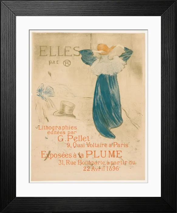 Framed Print : Elles: Frontispiece, 1896. Creator: Henri de Toulouse-Lautrec (French, 1864-1901) Framed Print : Elles: Frontispiece, 1896. Creator: Henri de Toulouse-Lautrec (French, 1864-1901)